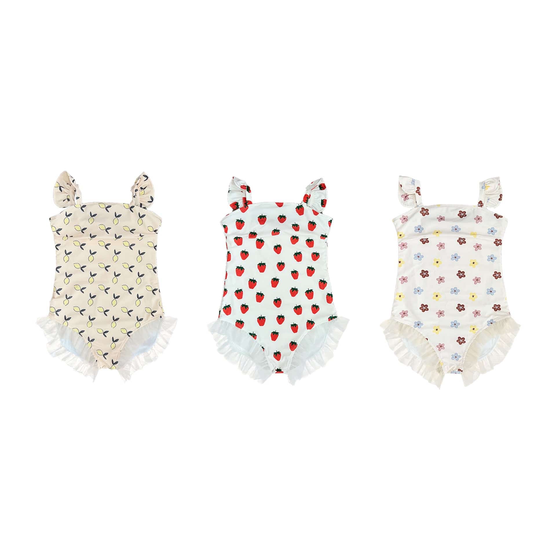 ベビー用水着 ジュニアガールズ水着 ノースリーブワンピーススイムウェア ラッシュガード【mh0009340】