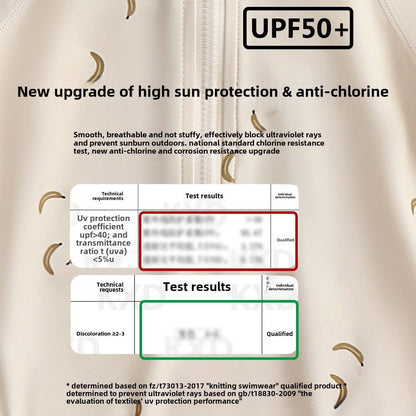 ベビー用水着 ガールズ水着 長袖ワンピーススイムウェア ラッシュガード【mh0009352】