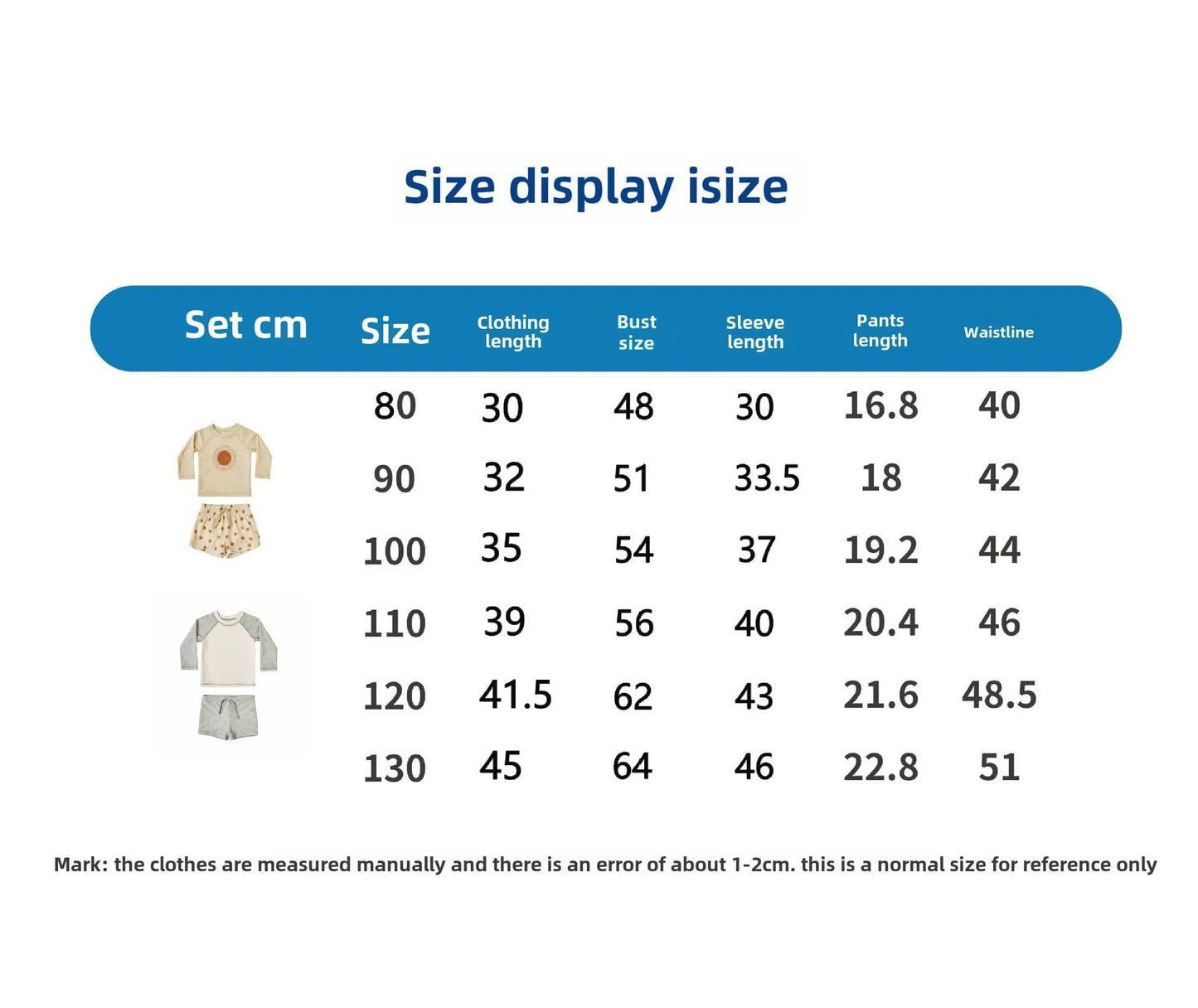 ベビー用水着 ボーイズ水着 長袖セパレートスイムウェア ラッシュガード【mh0009359】