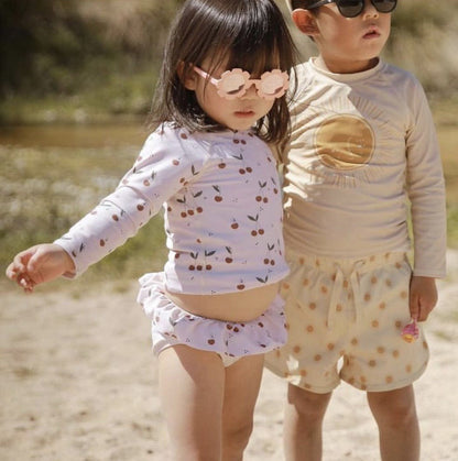 ベビー用水着 ボーイズ水着 長袖セパレートスイムウェア ラッシュガード【mh0009359】