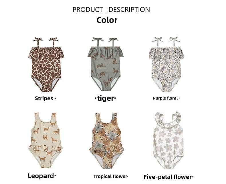 ベビー用水着 ガールズ水着 ノースリーブワンピーススイムウェア ラッシュガード【mh0009365】