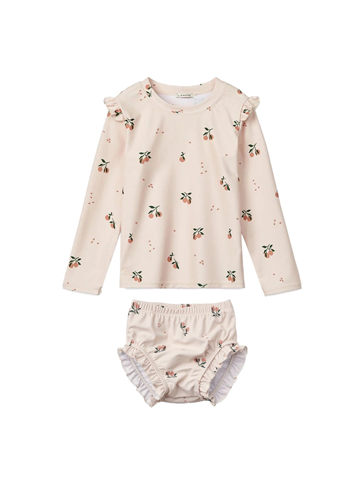 ベビー用水着 ガールズ水着 長袖セパレートスイムウェア ラッシュガード【mh0009366】