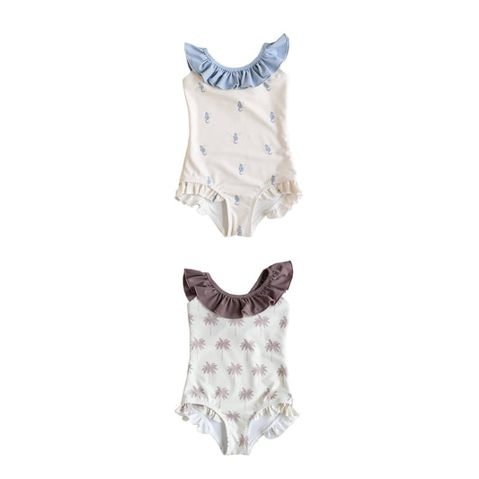 ベビー用水着 ガールズ水着 ノースリーブワンピーススイムウェア ラッシュガード【mh0009371】