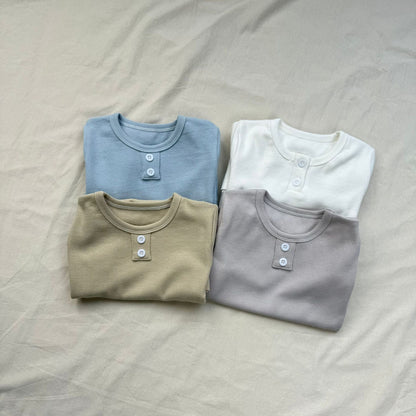 半袖ロンパース シンプルベーシック半袖ジャンプスーツロンパース【mh0009421】