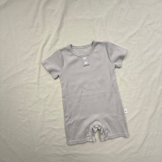 半袖ロンパース シンプルベーシック半袖ジャンプスーツロンパース【mh0009421】