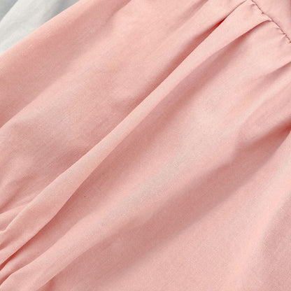 半袖ロンパース リボンフリル半袖パフスリーブロンパース【mh0009699】