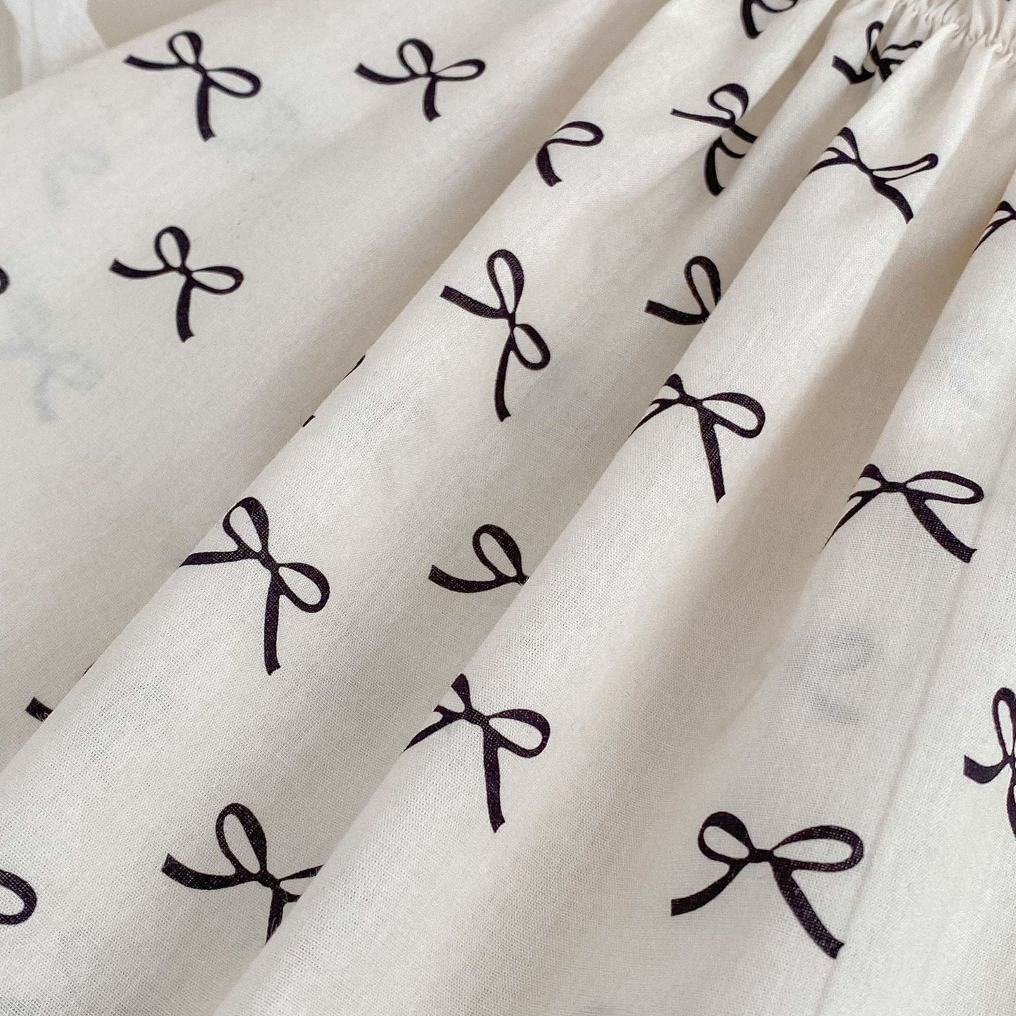 ノースリーブジャンプスーツ リボンプリントキャミソールサロペットジャンプスーツ+帽子セット【mh0009706】