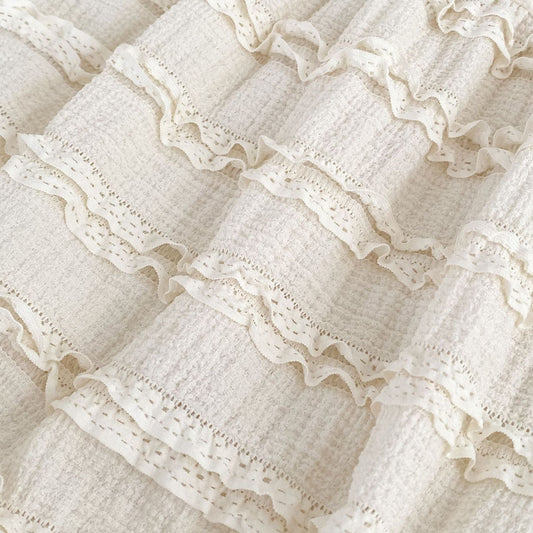 半袖ロンパース レース刺繍フリルスリーブロンパース【mh0009710】