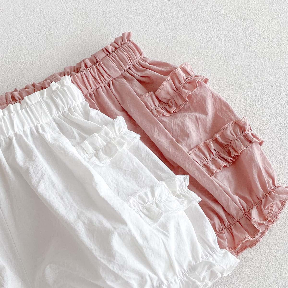 ハーフパンツ・ショートパンツ フリルバルーンショートパンツ【mh0009765】