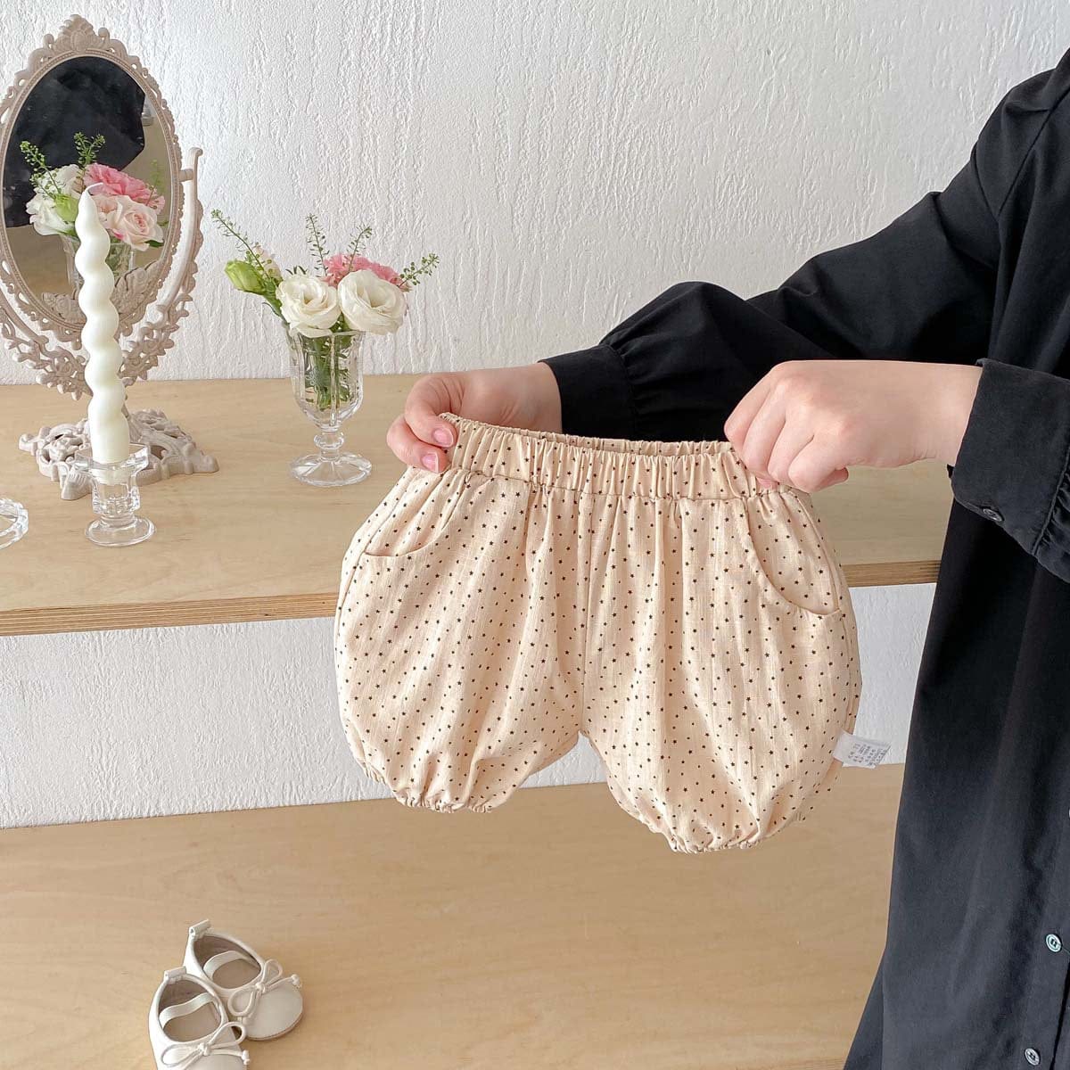 ハーフパンツ・ショートパンツ 水玉ピンドットバルーンショートパンツ【mh0009774】
