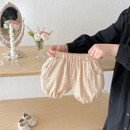 ハーフパンツ・ショートパンツ 水玉ピンドットバルーンショートパンツ【mh0009774】