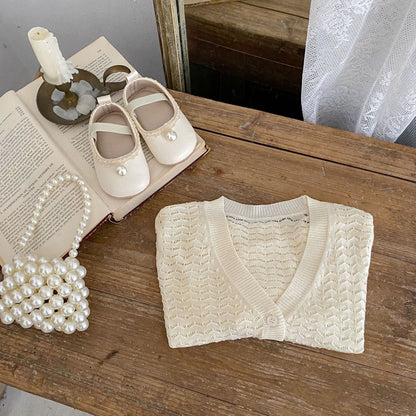 カーディガン・パーカー レースニットサマーカーディガン【mh0010162】