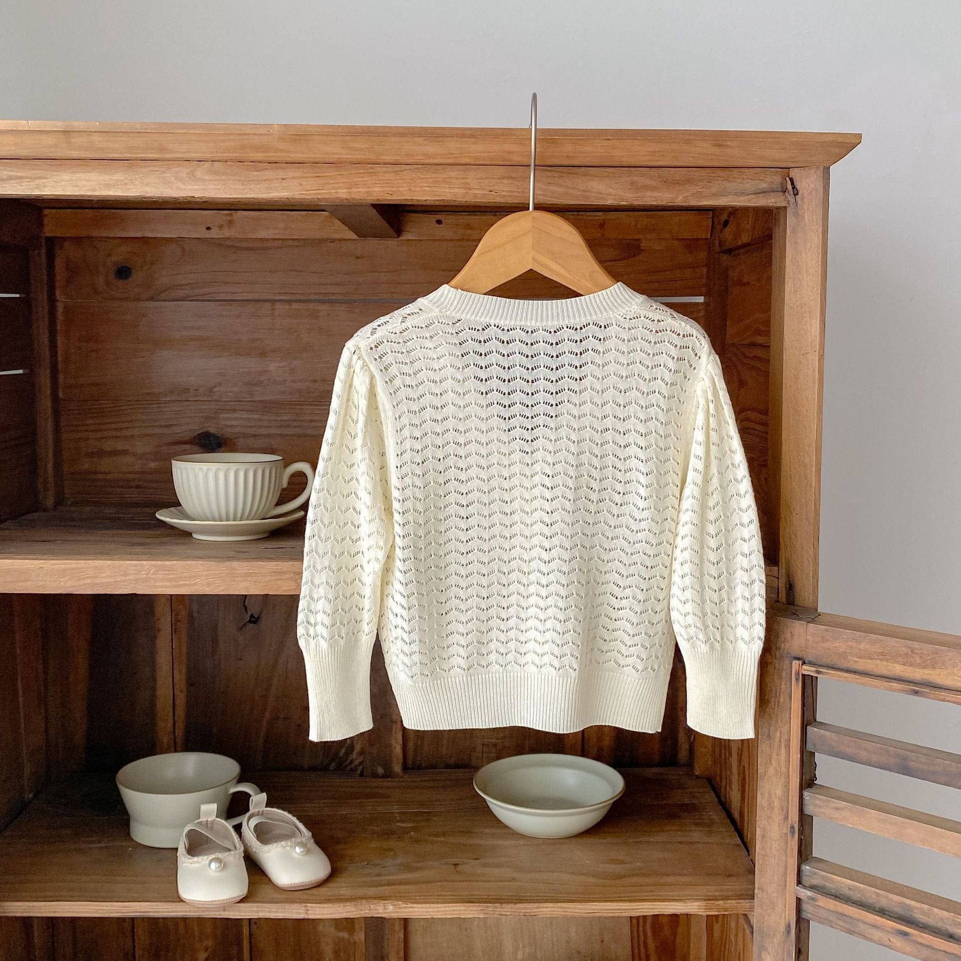 カーディガン・パーカー レースニットサマーカーディガン【mh0010162】