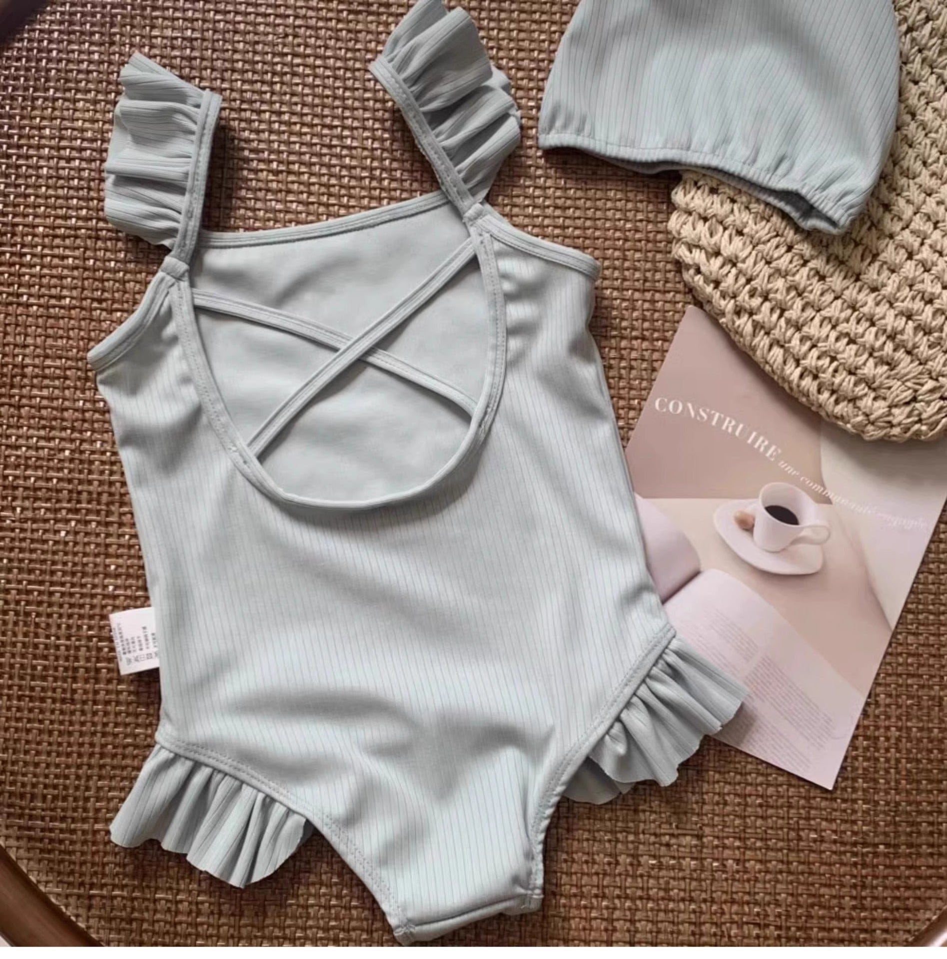 ベビー用水着 ガールズ水着 フリルガーリーワンピーススイムウェア【mh0010225】