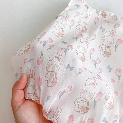 ノースリーブロンパース うさ耳襟ノースリーブロンパース【mh0010326】