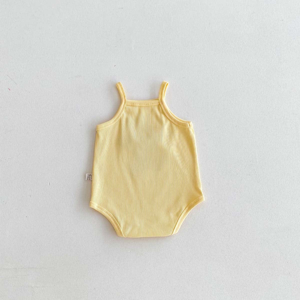 ノースリーブロンパース ベアくまリボンキャミソールボディスーツ【mh0010329】