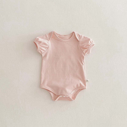 半袖ロンパース うさ耳ボーダー半袖ロンパース【mh0010337】