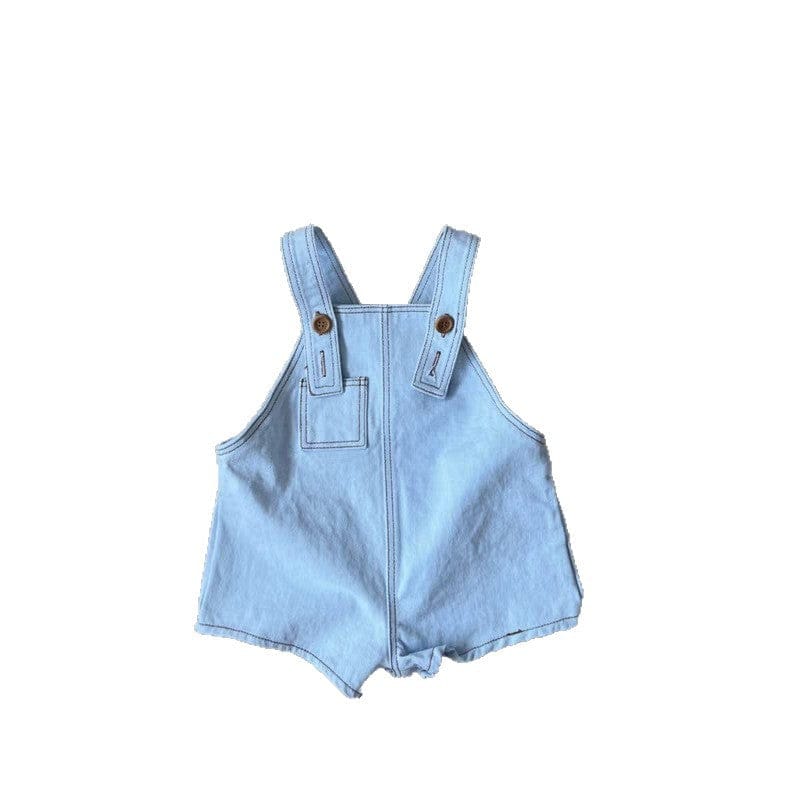 オーバーオール デニム/ドットサスペンダーパンツオーバーオール【mh0010358】