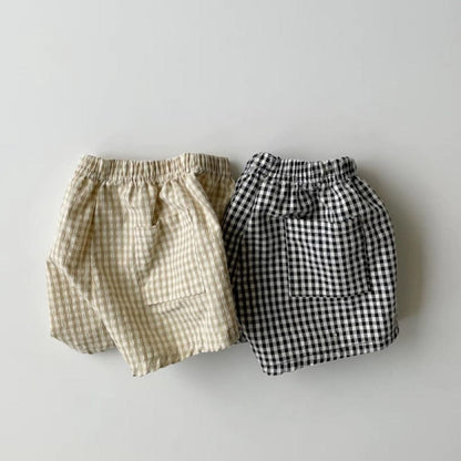 ハーフパンツ・ショートパンツ ギンガムチェックショートパンツ【mh0010364】