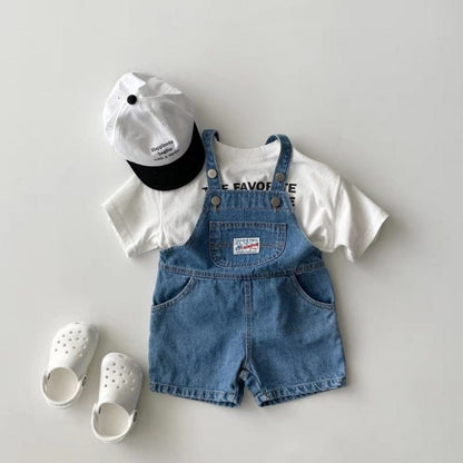 オーバーオール デニムショートオーバーオール【mh0010373】