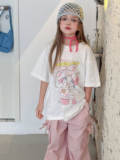 ロングパンツ・スウェットパンツ リボンポケットピンクカーゴパンツ【mh0010379】