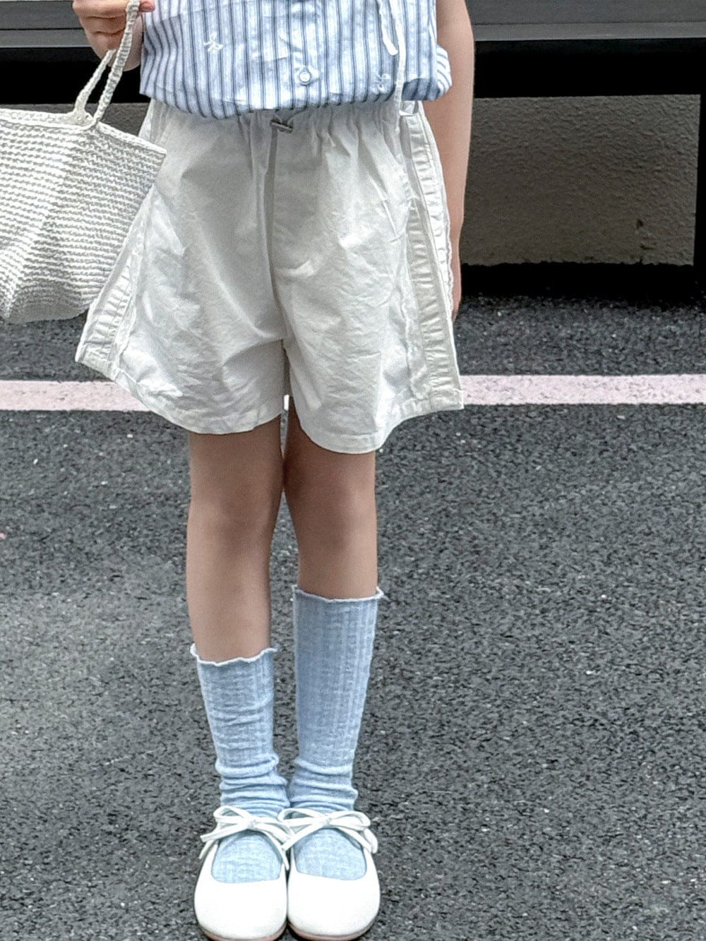 ハーフパンツ・ショートパンツ サイドレースショートパンツ【mh0010385】