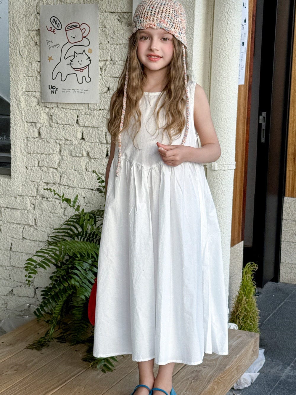 ノースリーブワンピース ビッグシルエットノースリーブワンピース【mh0010388】