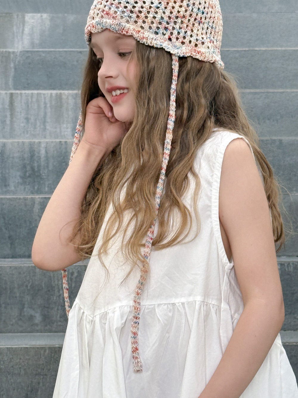 ノースリーブワンピース ビッグシルエットノースリーブワンピース【mh0010388】