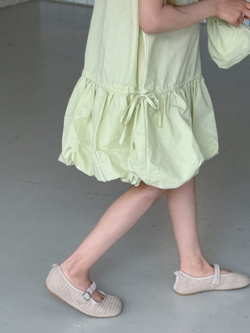 ノースリーブワンピース ドロストバルーンスカートノースリーブワンピース【mh0010390】