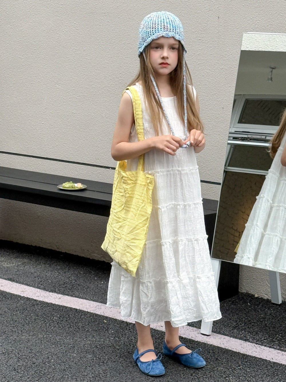 ノースリーブワンピース ティアードノースリーブサマーワンピース【mh0010393】