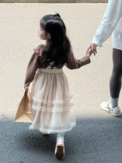 スカート サスペンダーチュチュチュールスカート【mh0010562】