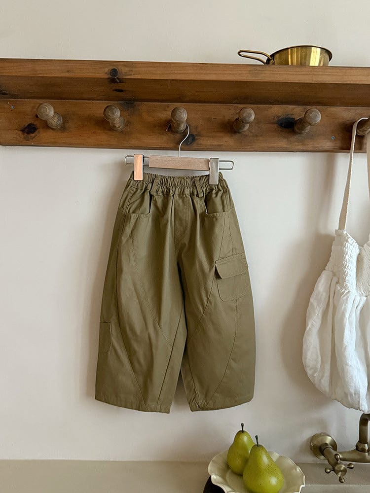 ロングパンツ・スウェットパンツ サイドポケットロングルーズワイドパンツ【mh0010563】