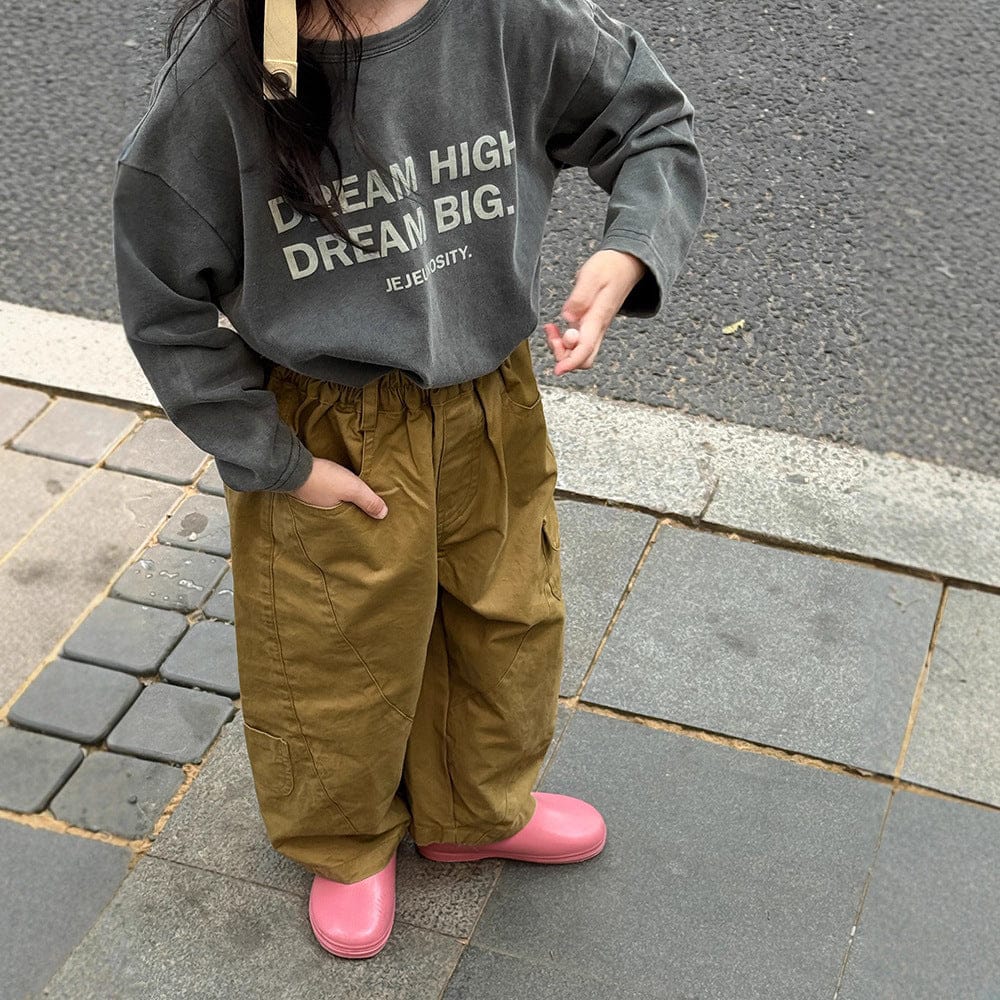 ロングパンツ・スウェットパンツ サイドポケットロングルーズワイドパンツ【mh0010563】