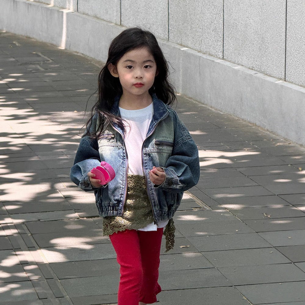 ショートコート・ジャケット・ジャンパー ジップアップデニムブルゾンジャケット【mh0010570】