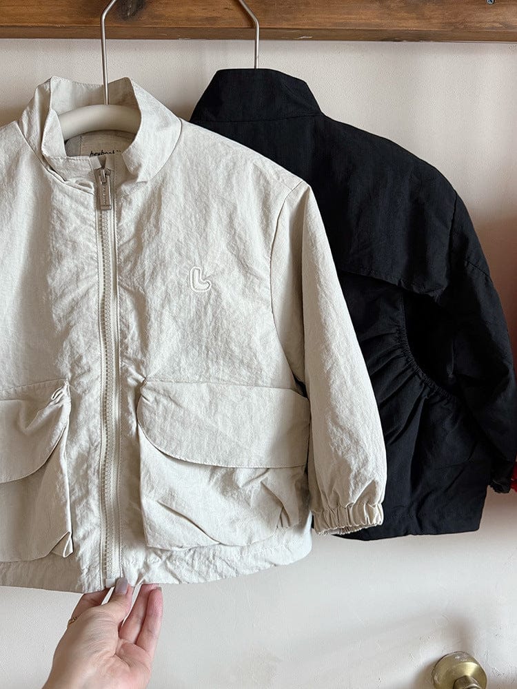 ショートコート・ジャケット・ジャンパー ビッグポケットブルゾンジャケット【mh0010573】