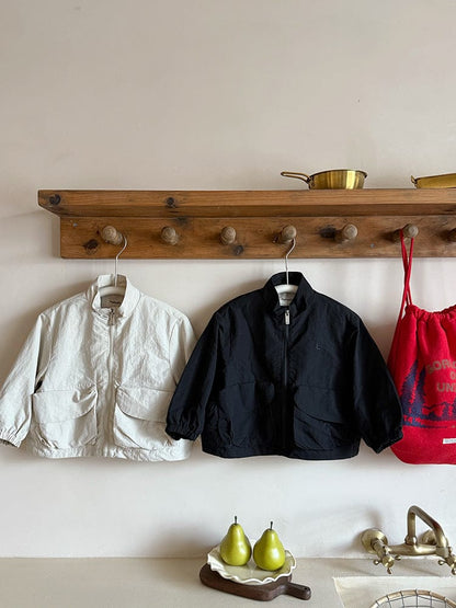 ショートコート・ジャケット・ジャンパー ビッグポケットブルゾンジャケット【mh0010573】