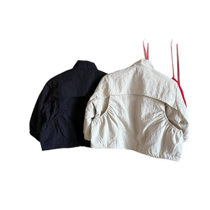 ショートコート・ジャケット・ジャンパー ビッグポケットブルゾンジャケット【mh0010573】