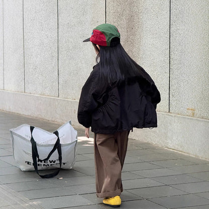 ショートコート・ジャケット・ジャンパー ビッグポケットブルゾンジャケット【mh0010573】