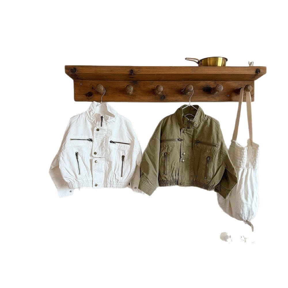 ショートコート・ジャケット・ジャンパー ジップアップ前立てブルゾンジャケット【mh0010575】