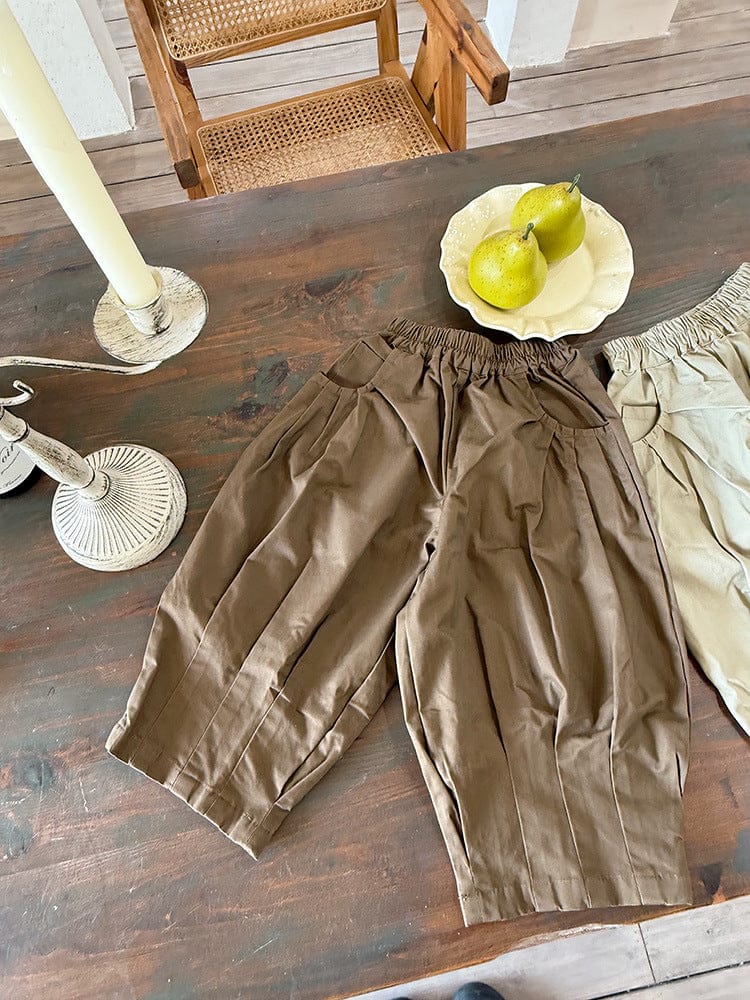 ロングパンツ・スウェットパンツ タック入りルーズロングワイドパンツ【mh0010583】