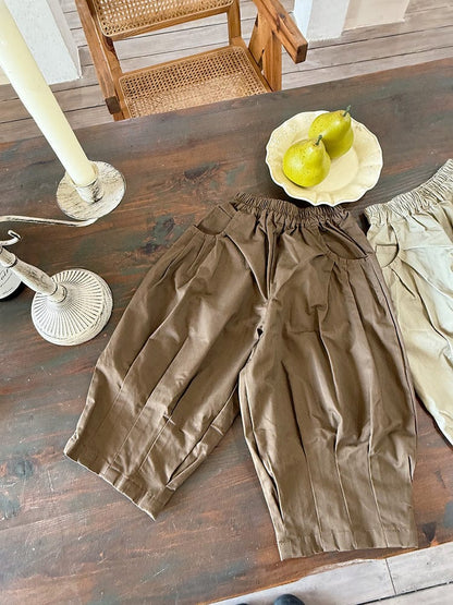 ロングパンツ・スウェットパンツ タック入りルーズロングワイドパンツ【mh0010583】