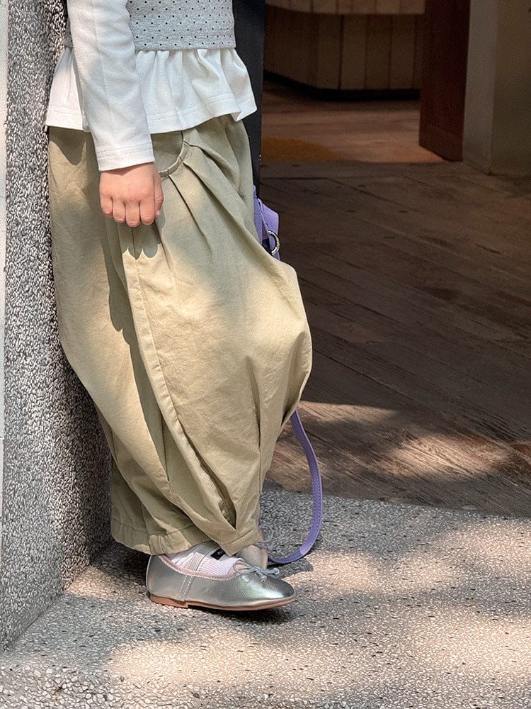 ロングパンツ・スウェットパンツ タック入りルーズロングワイドパンツ【mh0010583】