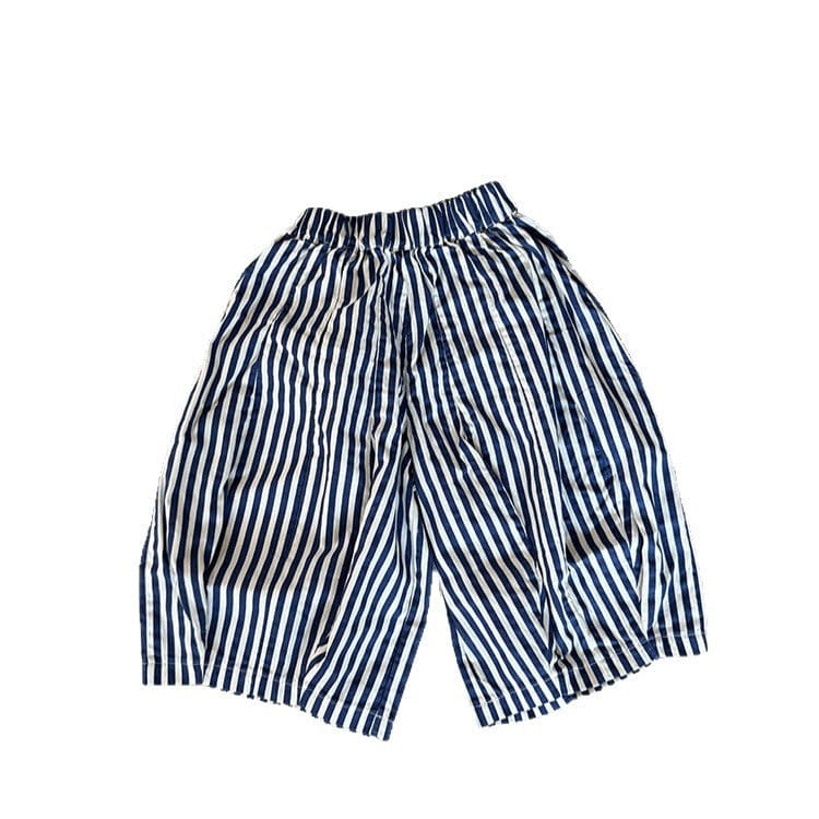 ロングパンツ・スウェットパンツ ストライプルーズワイドバルーンパンツ【mh0010591】