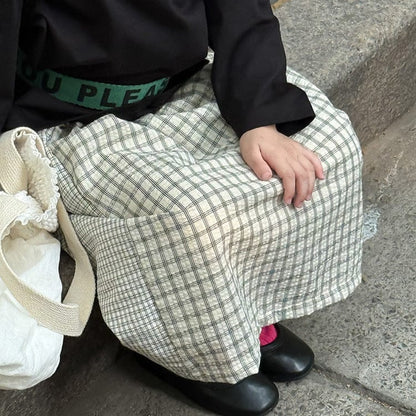 スカート チェックパッチワークスカート【mh0010592】