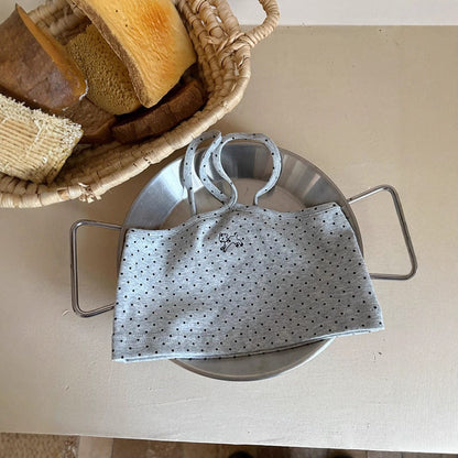 タンクトップ・キャミソール・ノースリーブトップス ピンドットホルターネックキャミベストトップス【mh0010595】