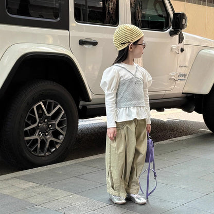 タンクトップ・キャミソール・ノースリーブトップス ピンドットホルターネックキャミベストトップス【mh0010595】