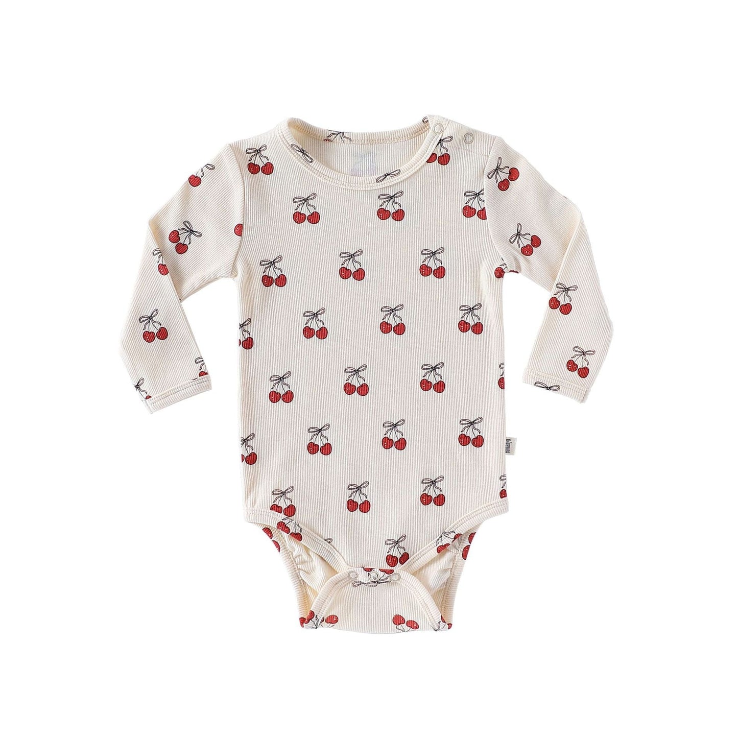 ロンパースセットアップ チェリー/気球プリント長袖ロンパース/パンツ【mh0010721】