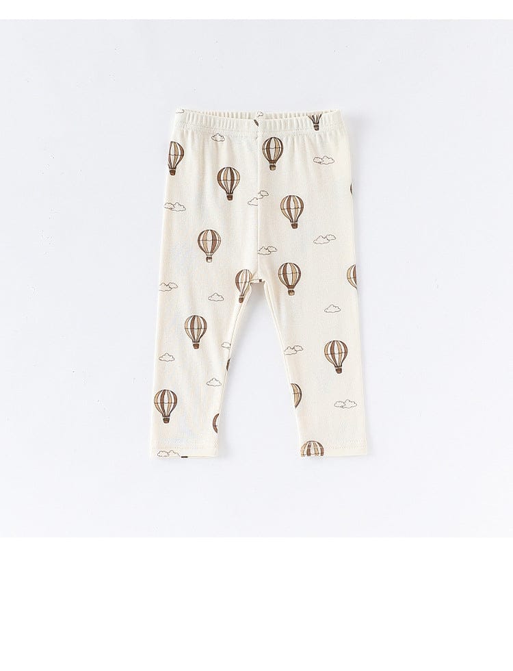 ロンパースセットアップ チェリー/気球プリント長袖肌着ロンパース/パンツ【mh0010724】