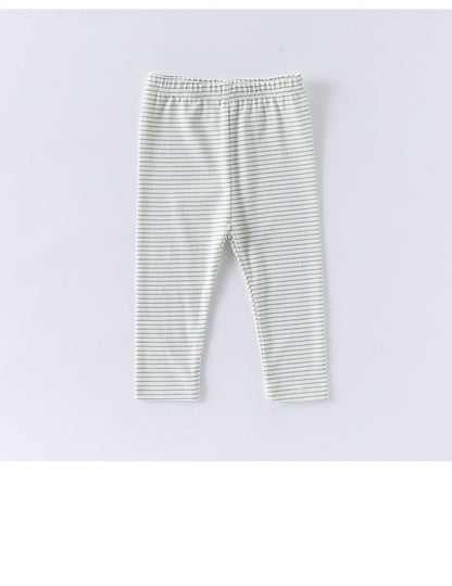 ロンパースセットアップ いちご/レモンボーダー長袖ボディスーツ/ロングパンツ【mh0010739】