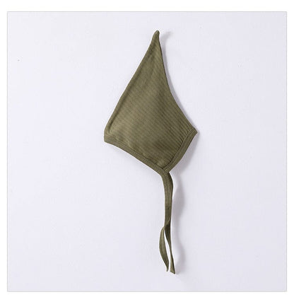 長袖ロンパース 木馬ワンポイントリブ長袖ロンパース【mh0010740】